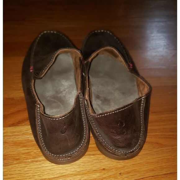 Olukai Nohea nubuck leather loafers Womans Size 9 - Picture 3 of 7